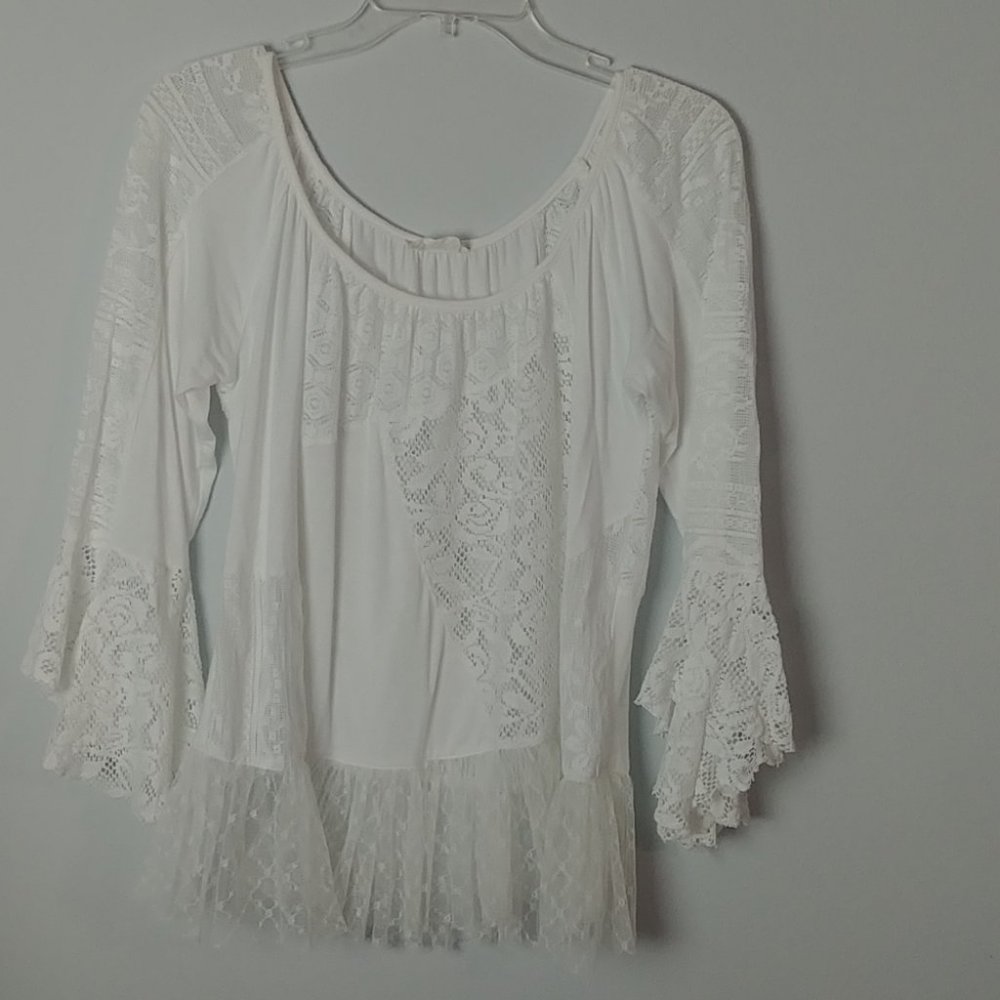 Altered State Ruffle Lace Blouse